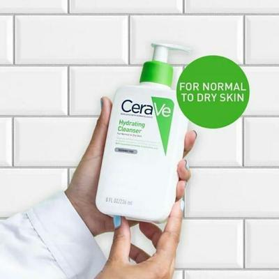 CeraVe Hydrating Facial Cleanser & Daily Moisturizing Lotion 2 in 1 Skincare